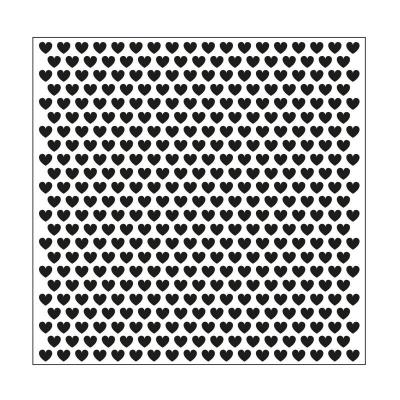 Vaessen Creative Mundart Embossingfolder - Kleine Herzen